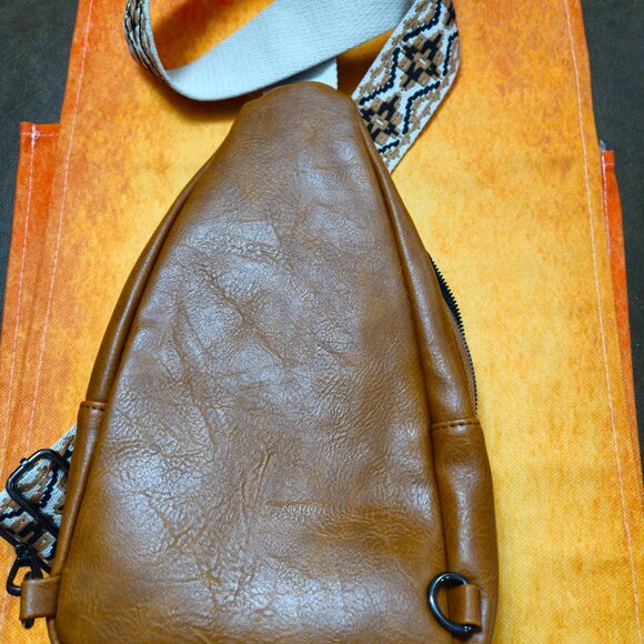 Bundle of 2 Sam & Hadley Sling Bag Brown and Lavendar - Picture 6 of 6